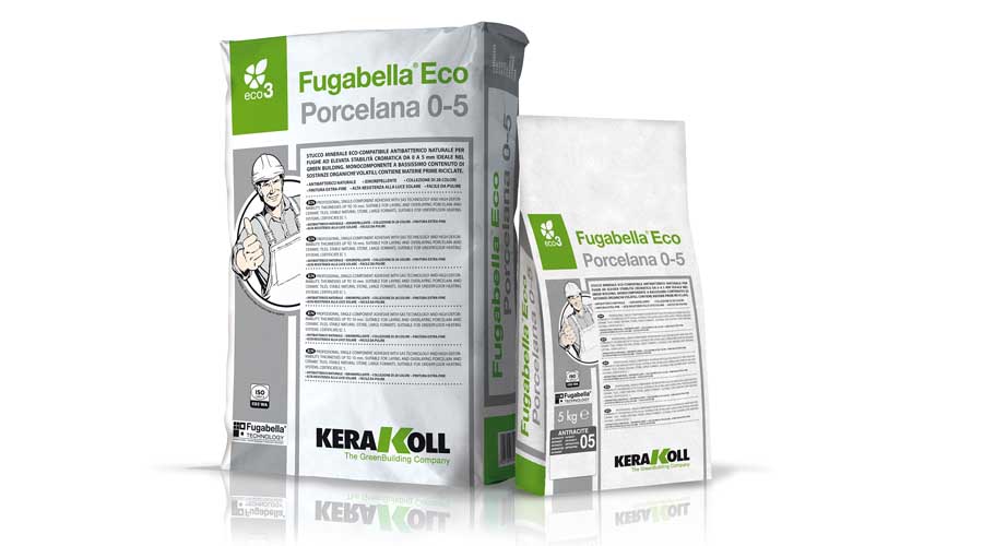 Kerakoll FUGABELLA PORC 0-5 ECO fine water proof mineral tile grout for fine grouting