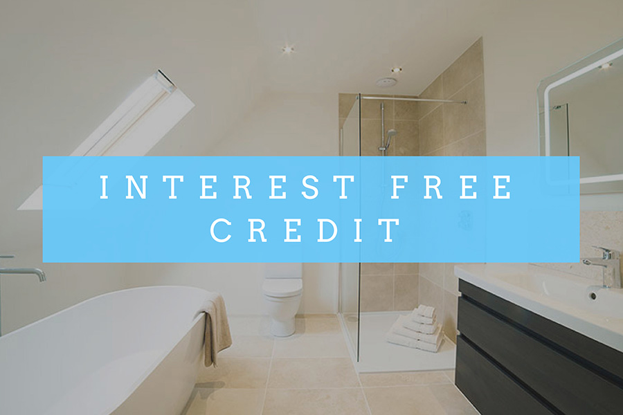 Interest free credit for new tiles banner