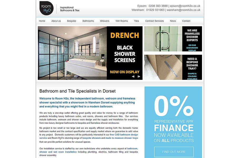 Room H2o website