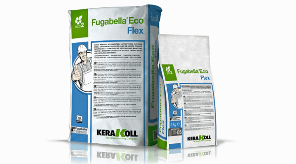 Kerakoll FUGABELLA flexible and anti-bacterial mineral tile grouts for indoor and outdoor tiling projects