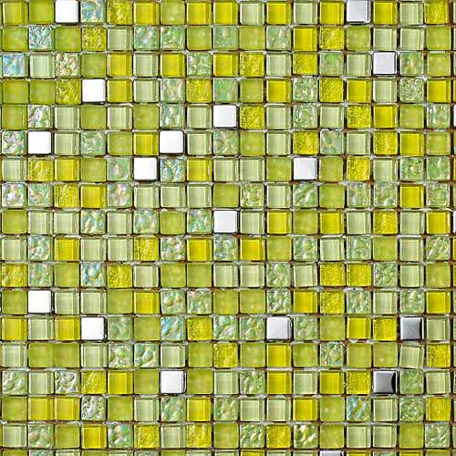 Lime Green 30x30cm Mosaic Tile for Walls & Floors